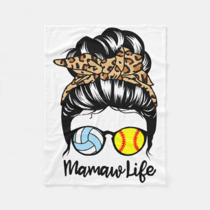 Cobertor De Velo Vida da Mamãe Cabelo Desgrenhado Funny Softll Voll