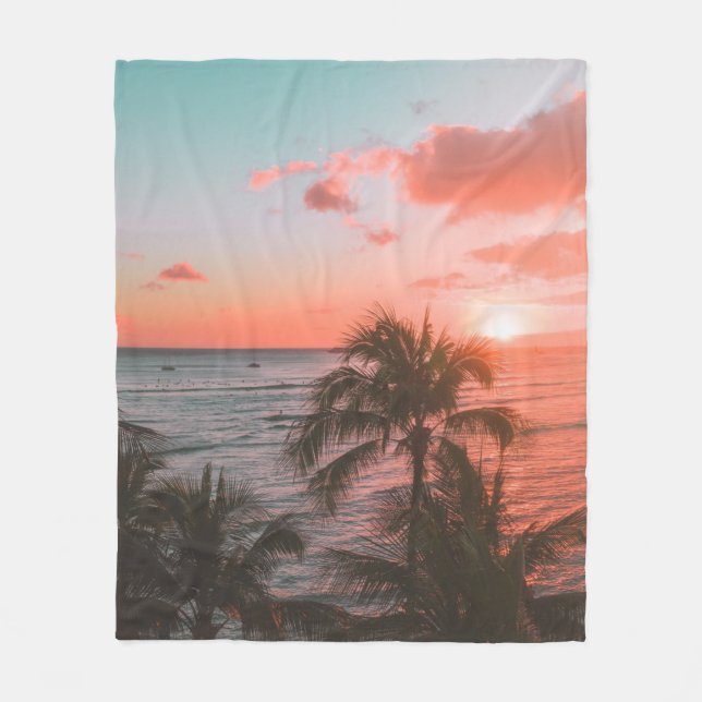 Cobertor De Velo Vida no Mar bonito (Frente)