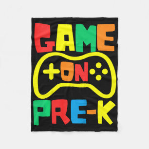 Cobertor De Velo Vídeo Game de Criança Voltando à Escola no Gamer P