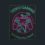 Cobertor De Velo Video Gaming Eat Sleep Play Repeat<br><div class="desc">Video Gaming Eat Sleep Play Repeat</div>