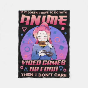 Cobertor De Velo Videos games de anime Rosquinhas de Comida Kawaii