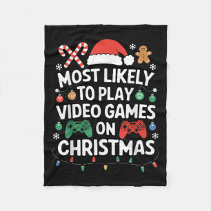 Cobertor De Velo Videos games de Natal Controladores de Jogos Menin