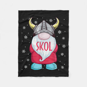 Cobertor De Velo Viking Gnomo Skol Natal Norse Pajama Me Viking