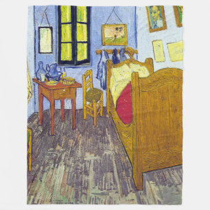 Cobertor De Velo Vincent van Gogh 1888 o quarto em Arles