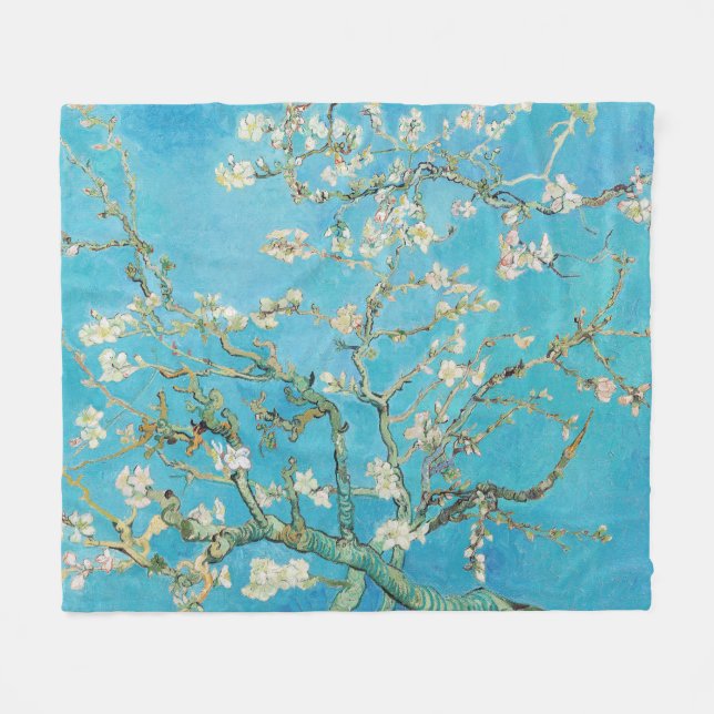 Cobertor De Velo Vincent van Gogh - Flor de Amendoeira (Frente (Horizontal))