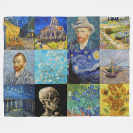 Cobertor De Velo Vincent van Gogh - Masterworks Mosaic Patchwork