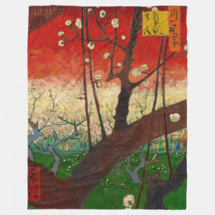 Cobertor De Velo Vincent van Gogh - Pomar de Ameixoeira em Flor