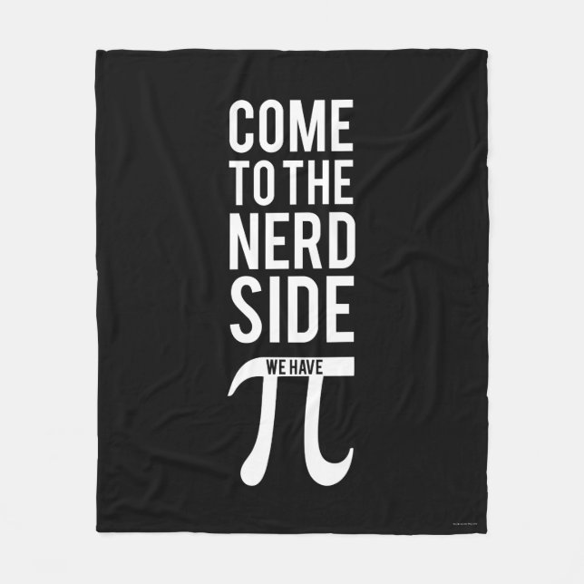 Cobertor De Velo Vindo ao lado do nerd (Frente)