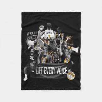 Cobertor De Velo Vinheta Mês de História Nba Black