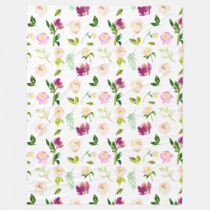 Cobertor De Velo Vinho Borgonha e Vinho-Cor-de-Água Rosa