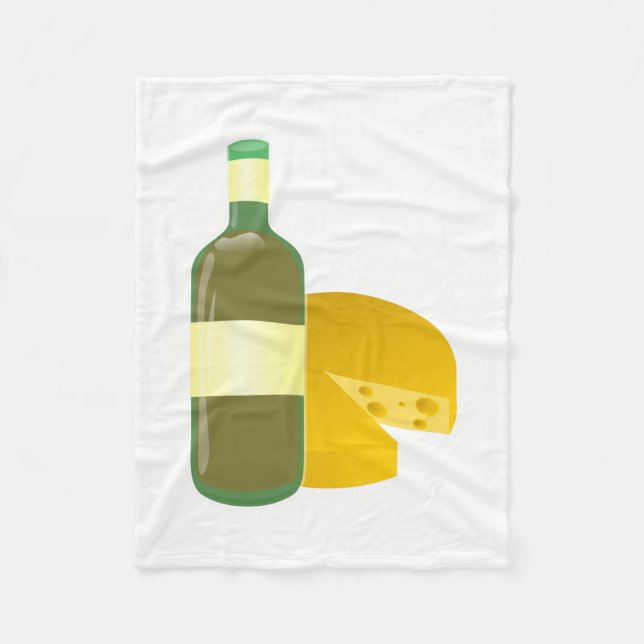 Cobertor De Velo Vinho e Queijo (Frente)