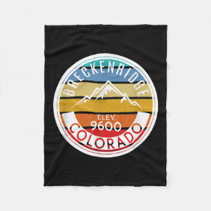 Cobertor De Velo Vintage 70s 80s Breckenridge Colorado Rocky Mounta