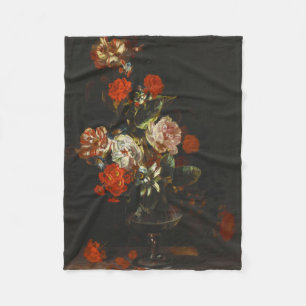 Cobertor De Velo Vintage Ainda Life with Flowers