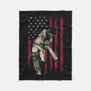 Cobertor De Velo Vintage American Flag 4 De Julho Tee Gift