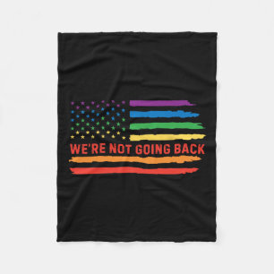 Cobertor De Velo Vintage angustiado Não vamos voltar ao nosso sloga