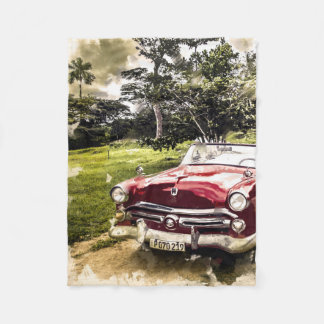 Cobertor De Velo Vintage Antigo Veículo Antiquado a Quente