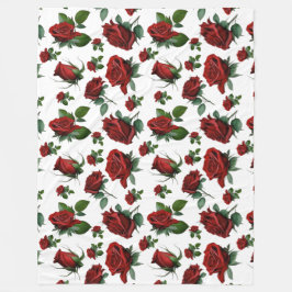 Cobertor De Velo Vintage Antique Bed de Rosas