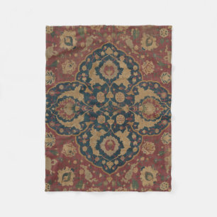 Cobertor De Velo Vintage Antique Oriental - Padrão Vermelho Persa O