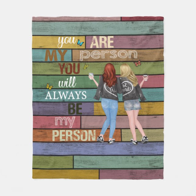 Cobertor De Velo Vintage Bestamiga Blanket (Frente)