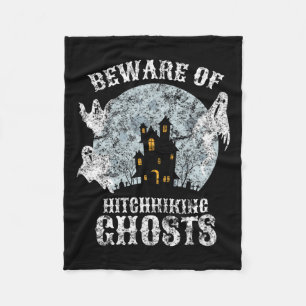 Cobertor De Velo Vintage Beware De Hitchhiking Fantasmas Diversão H