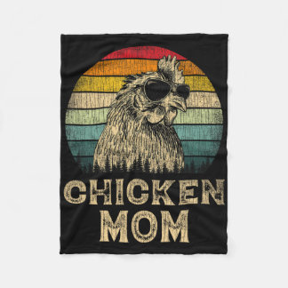 Cobertor De Velo Vintage Chicken Mãe Galinha Amante Mamãe Mãe