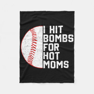 Cobertor De Velo Vintage eu fui atingido por bombas de beisebol por