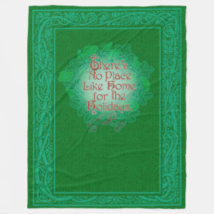 Cobertor De Velo Vintage Feiticeiro de Oz Fleece Christmas Blanket