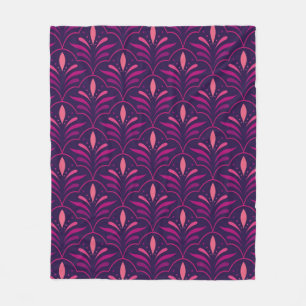 Cobertor De Velo Vintage Floral Ornamental Seamless Pattern. Geomet