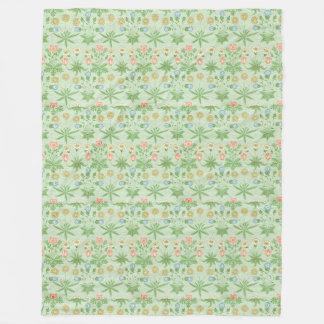 Cobertor De Velo Vintage Floral Rosa Azul William Morris Daisy