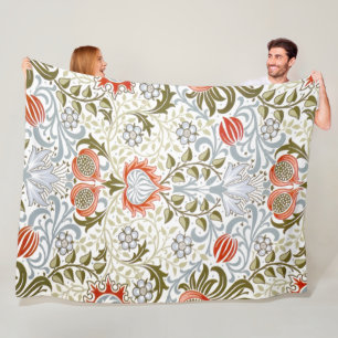 Cobertor De Velo Vintage Floral Wallpaper por William Morris (1879)