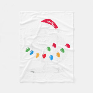Cobertor De Velo Vintage Kiwi Bird Santa Hábita Nascimento de Natal