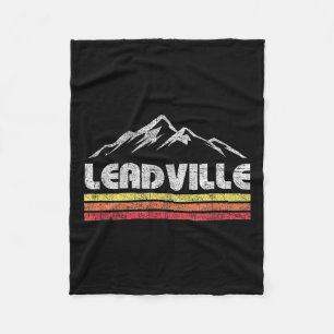 Cobertor De Velo Vintage Leadville Colorado Retro Mountain Bike Ski