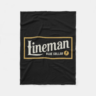 Cobertor De Velo Vintage Lineman Blue Collar - Presente Retroativo