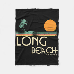 Cobertor De Velo Vintage Long Beach California