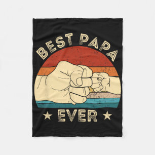 Cobertor De Velo Vintage Melhor Papá De Bump Engraçado Avô Gordo