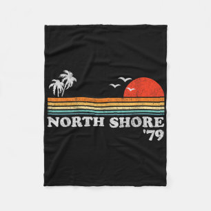 Cobertor De Velo Vintage North Shore Hawaii Beach Retro Surfing 70s