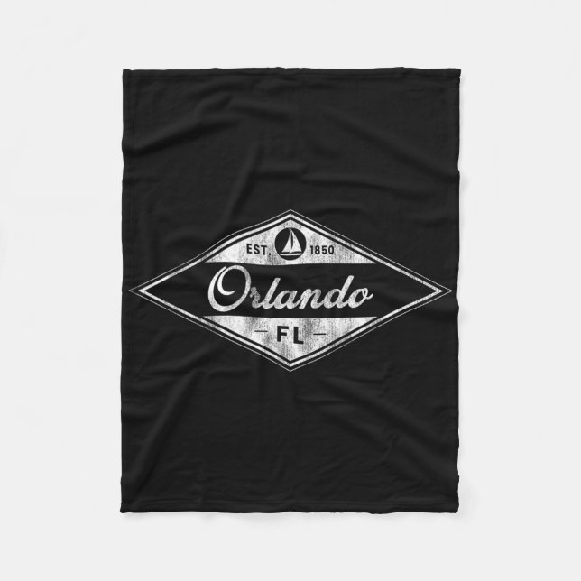 Cobertor De Velo Vintage Orlando (Frente)