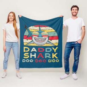 Cobertor De Velo Vintage Pai Shark "Doo Doo Doo"