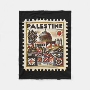 Cobertor De Velo Vintage Palestina Carimbo Doméstico Patrimônio Cul