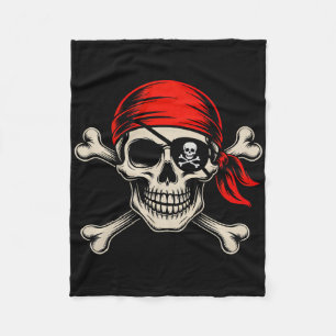 Cobertor De Velo Vintage Pirate Halloween Skull Ndana Men Adolescen