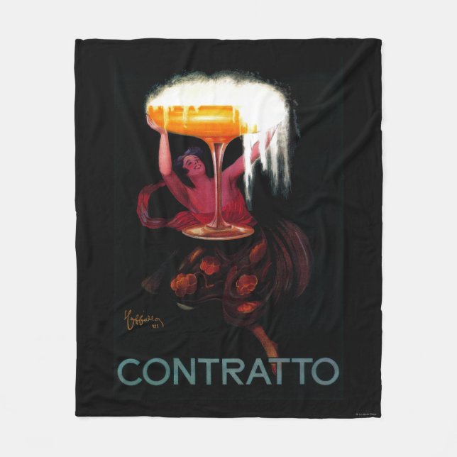 Cobertor De Velo Vintage PosterEurope de Contratto (Frente)