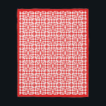 Cobertor De Velo Vintage Red Christmas Geométrico Quilart Design<br><div class="desc">Enrole-se em calor festivo com este cobertor vermelho de velinha de Natal inspirado na safra, com um design de arte geométrica de colcha. Misturando perfeitamente uma estética de fazenda moderna com charme do milênio, esse cobertor acolhedor adiciona um toque de elegância nostálgica ao seu decoro de férias. Quer você esteja...</div>