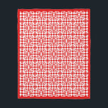 Cobertor De Velo Vintage Red Christmas Geométrico Quilart Design<br><div class="desc">Enrole-se em calor festivo com este cobertor vermelho de velinha de Natal inspirado na safra, com um design de arte geométrica de colcha. Misturando perfeitamente uma estética de fazenda moderna com charme do milênio, esse cobertor acolhedor adiciona um toque de elegância nostálgica ao seu decoro de férias. Quer você esteja...</div>