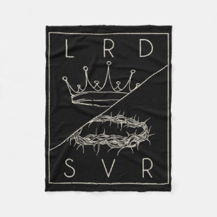 Cobertor De Velo Vintage Retro Jesus Senhor Cristão &amp; Salvador 