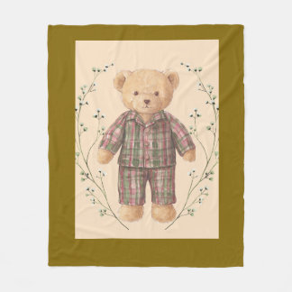 Cobertor De Velo Vintage style teddy fleece blanket