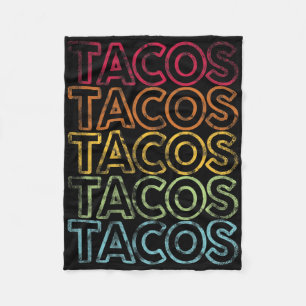 Cobertor De Velo Vintage Tacos Retro Design Cinco De Mayo Oferece T