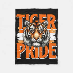 Cobertor De Velo Vintage Tiger Pride Tiger School Sports Team Retro