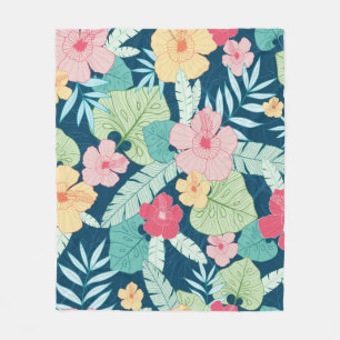 Cobertor De Velo vintage tropical verão havaiano sem descontinuida