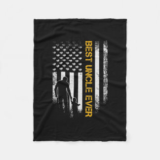 Cobertor De Velo Vintage USA Flag Best Tio Ever Funny