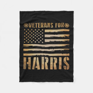 Cobertor De Velo Vintage Veterans For Harris 2024 Vets Militares Ka
